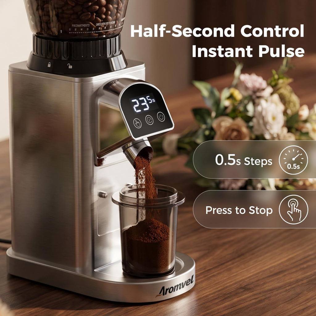 Conical Burr Coffee Grinder with 48 Settings D81463
