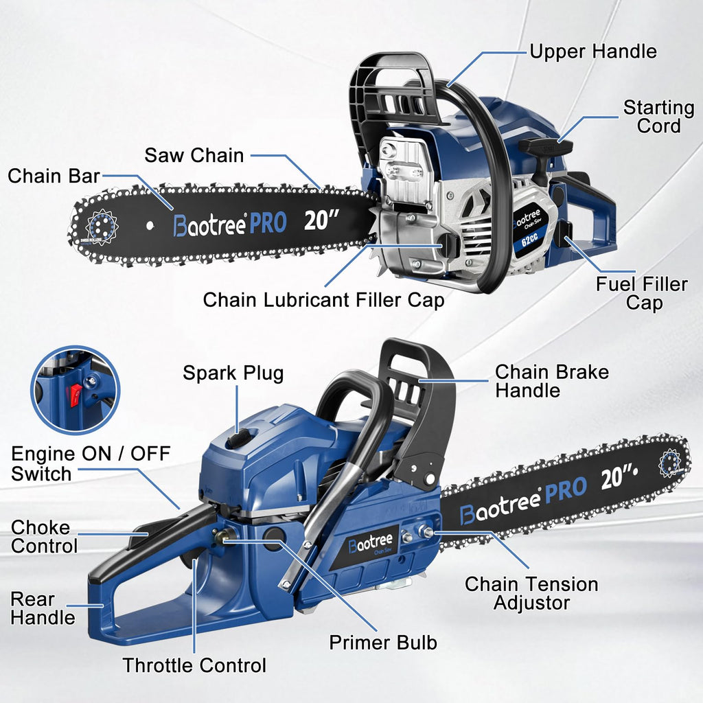 20 & 24 Inch Gas Chainsaw D173560