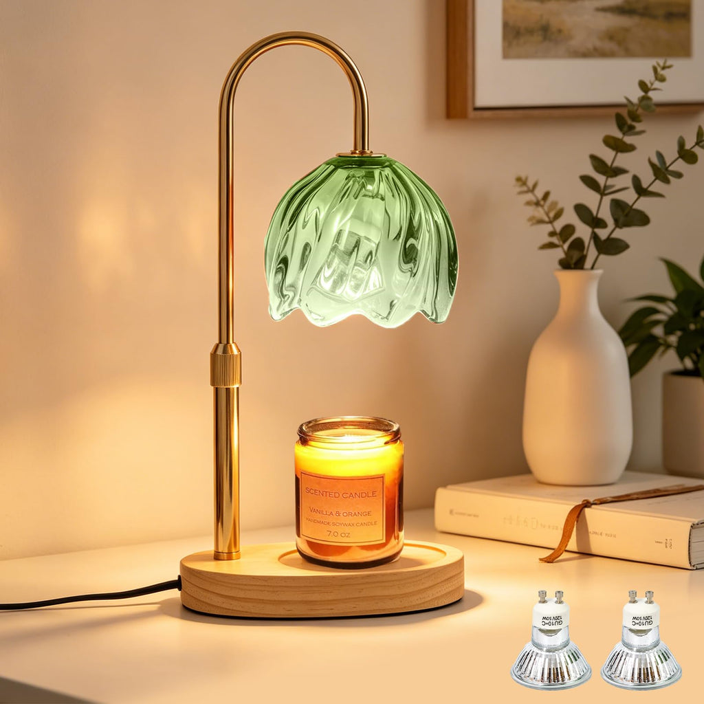 Flower Candle Warmer Lamp with Timer H12720