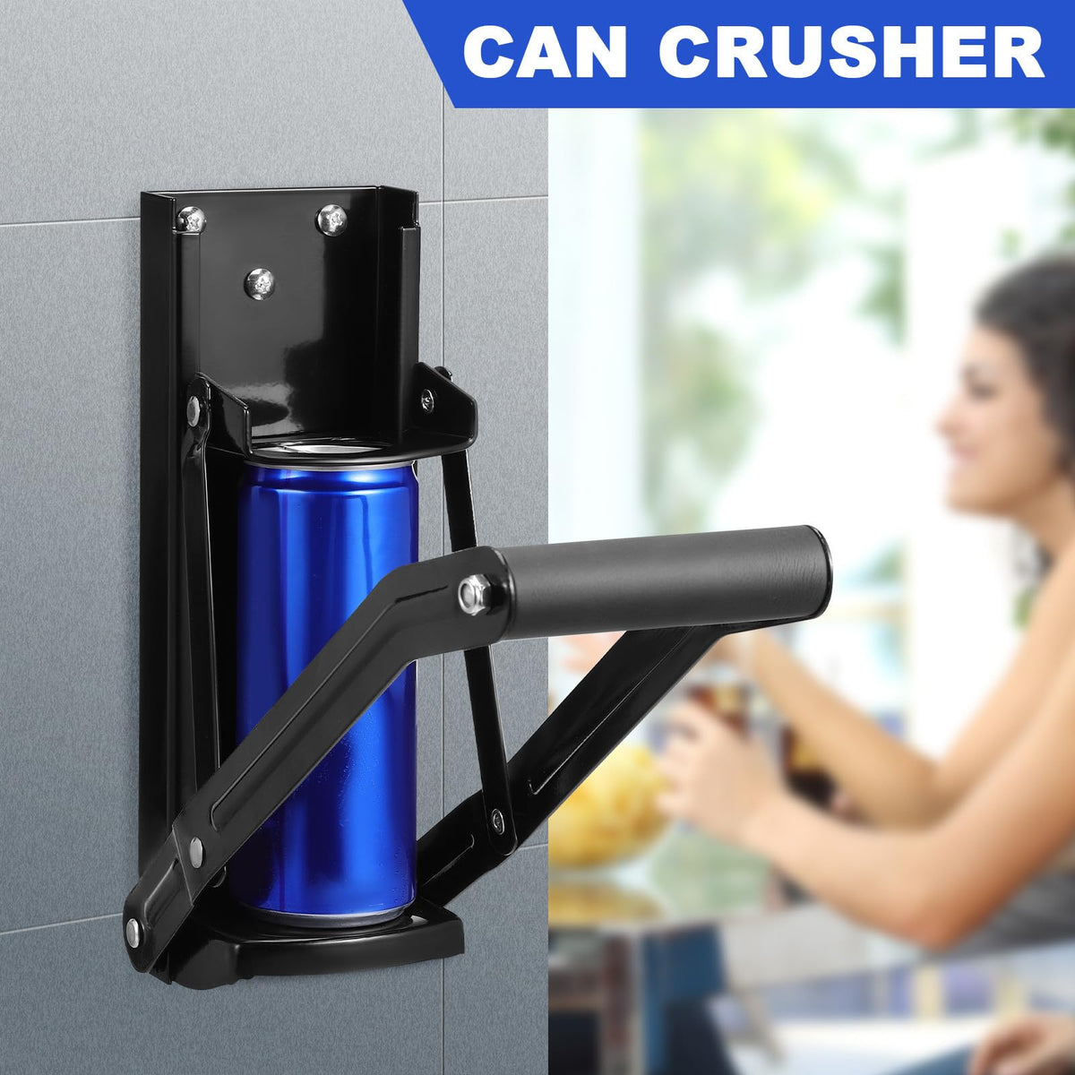 Stainless Steel Wall Mounted Can Crusher S648