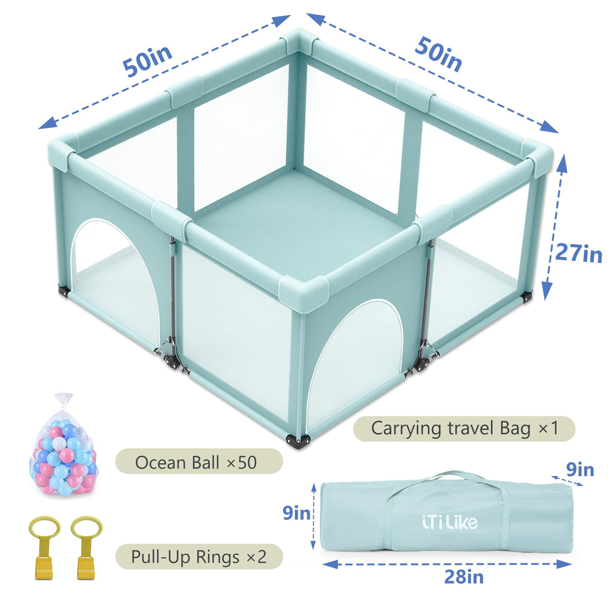 Foldable Baby Playpen M90612