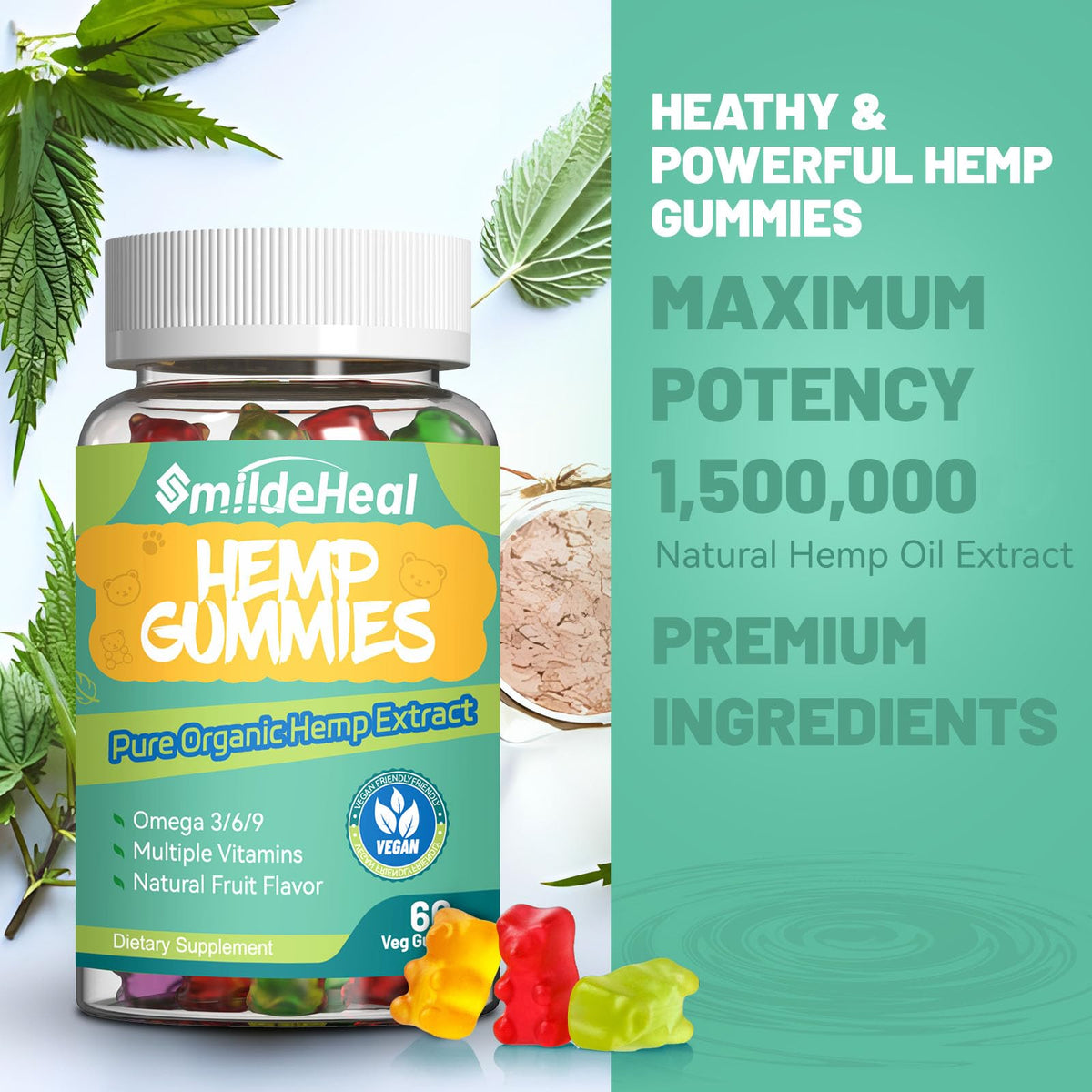 Hemp Gummies 1,500,000 MCG S55223