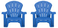 Blue 2 Pack Kids Outdoor Chair Set R6752