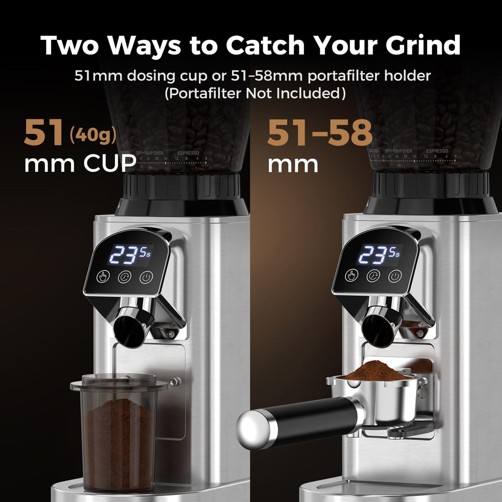 Conical Burr Coffee Grinder with 48 Settings D81463