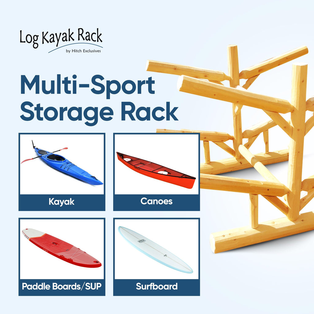 Freestanding Heavy Duty Canoe and SUP Storage Rack R567