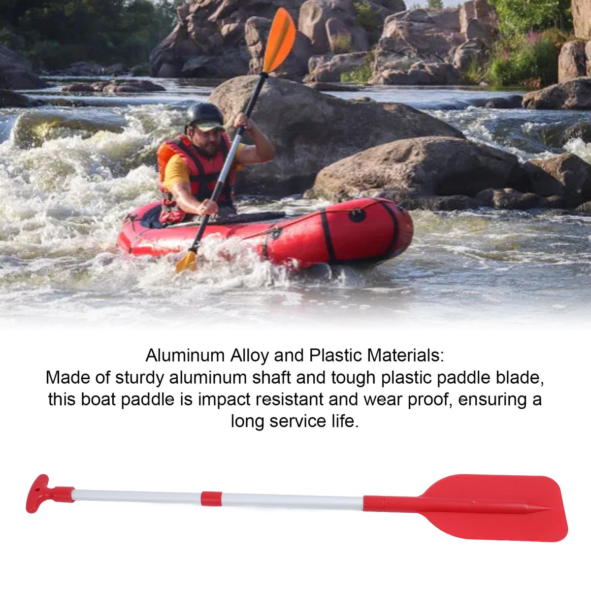 Telescoping Aluminum Boat Paddle with Non Slip T Handle M8713