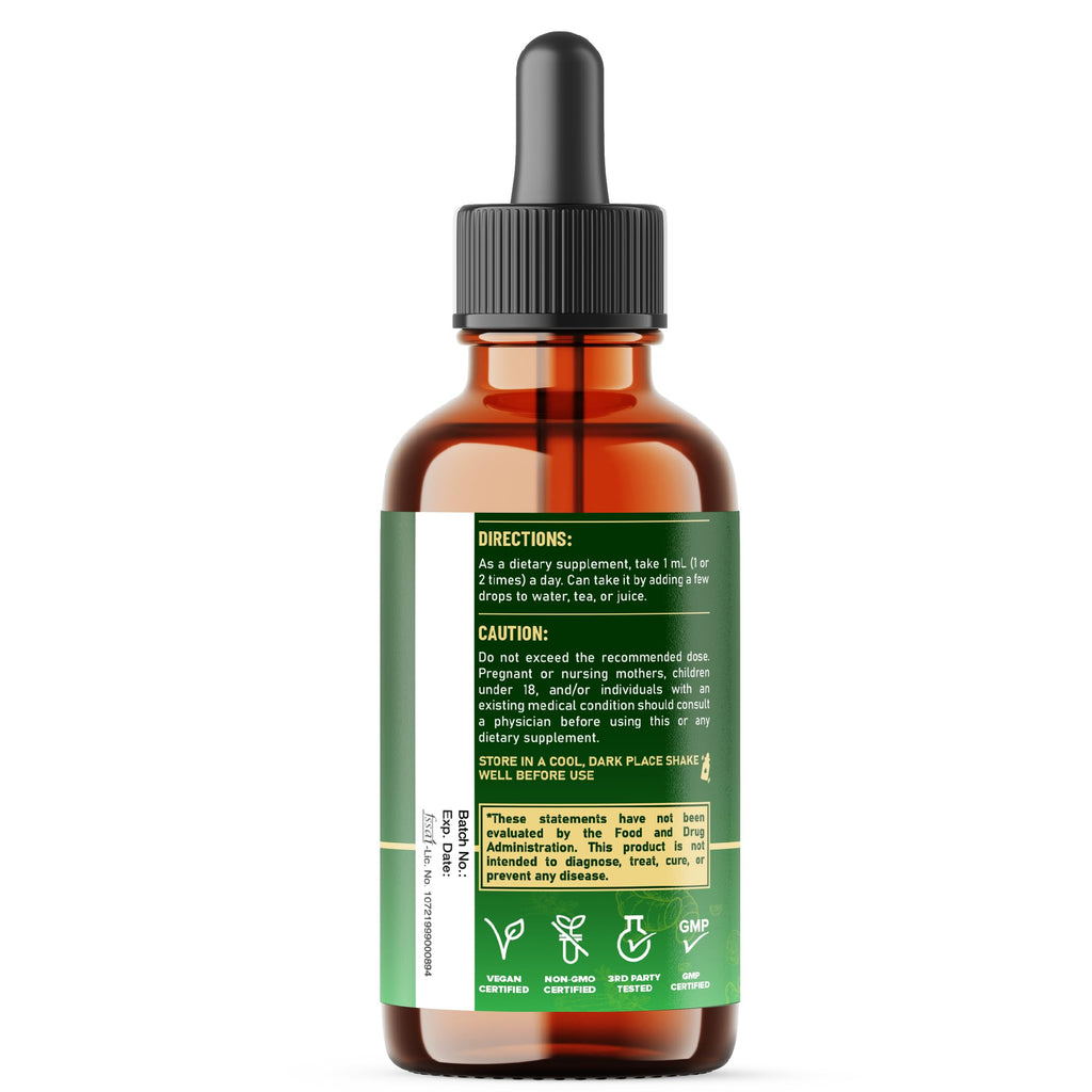 Selenium Liquid Drops with Vitamin C, Zinc, Iodine, L-Tyrosine, Ashwagandha and Turmeric B6838