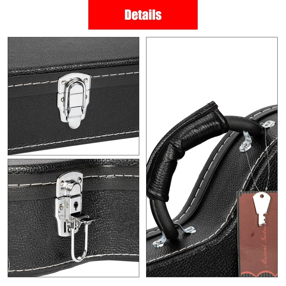 Hard Case for Semi-Hollow Hollowbody Electric Guitars U83788