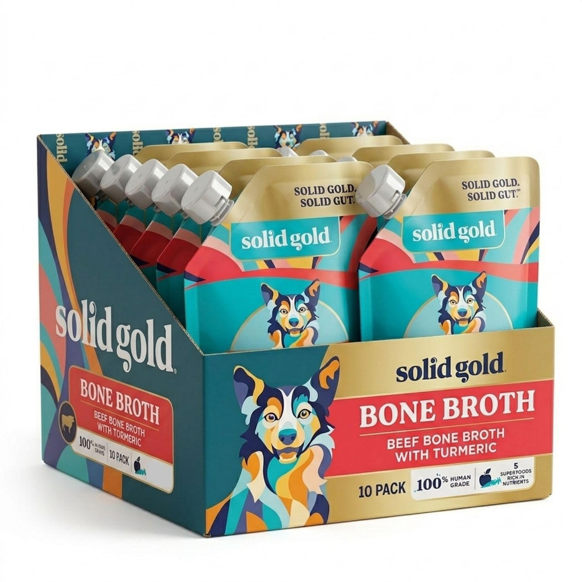 Solid Gold Beef Bone Broth for Dogs F4563