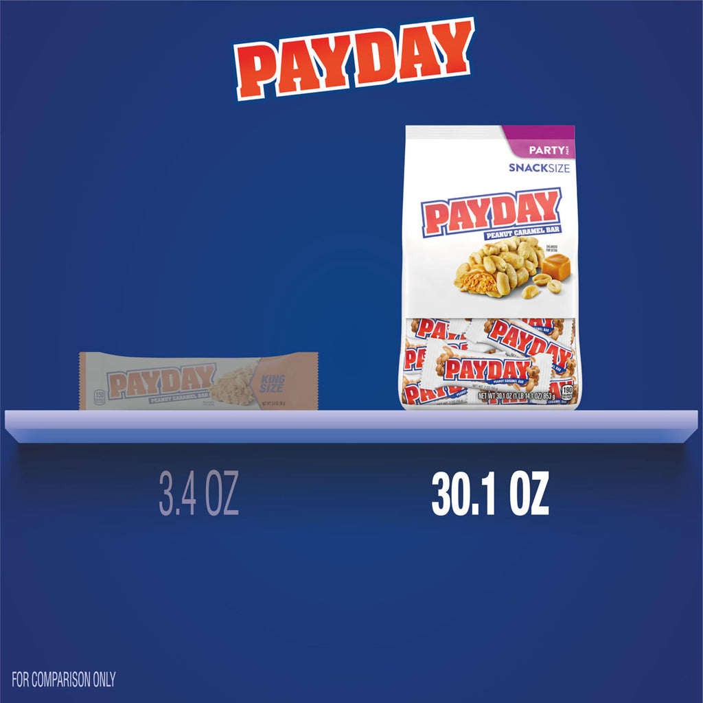 Peanut Caramel Snack Size Candy 30.1 oz B232294