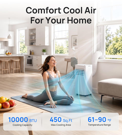 10,000 BTU 4-in-1 Portable Air Conditioner W937131