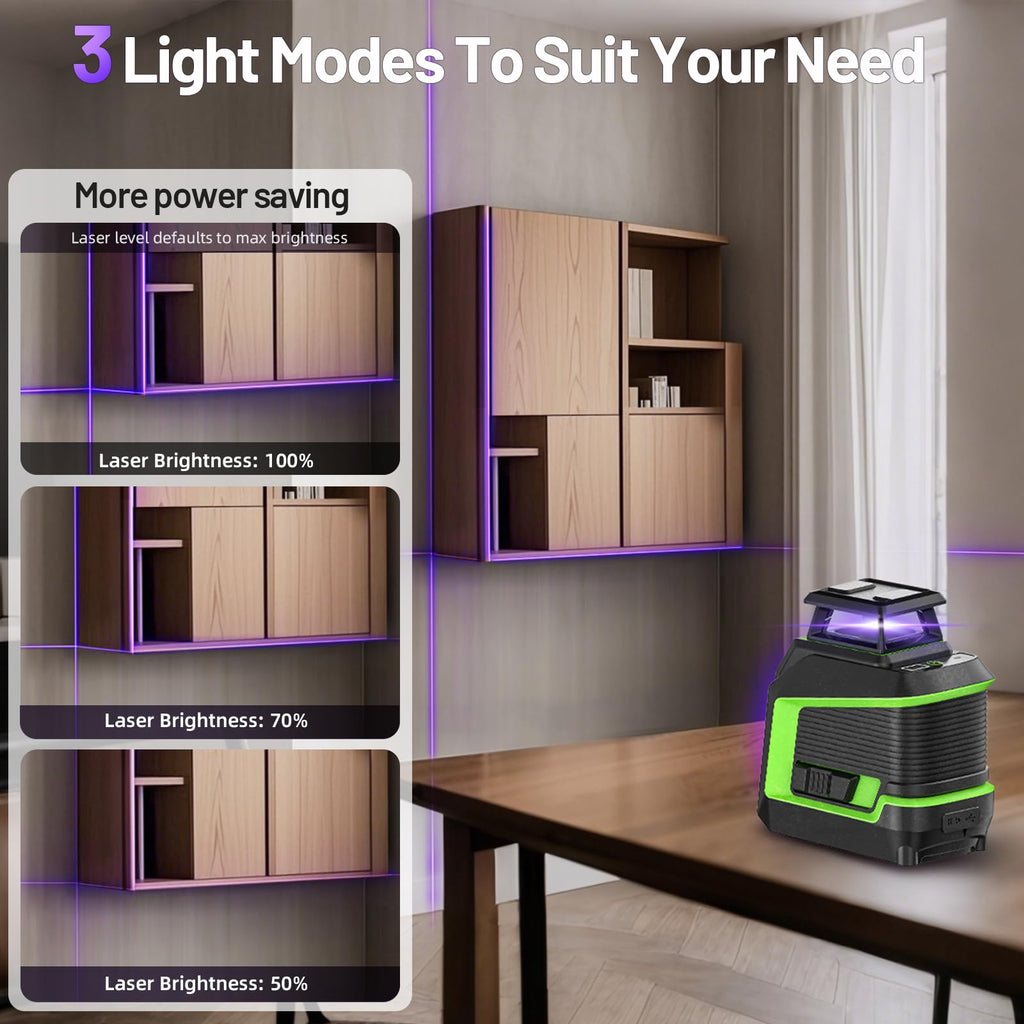 360° Self Leveling Laser Level with Pulse Mode I5928