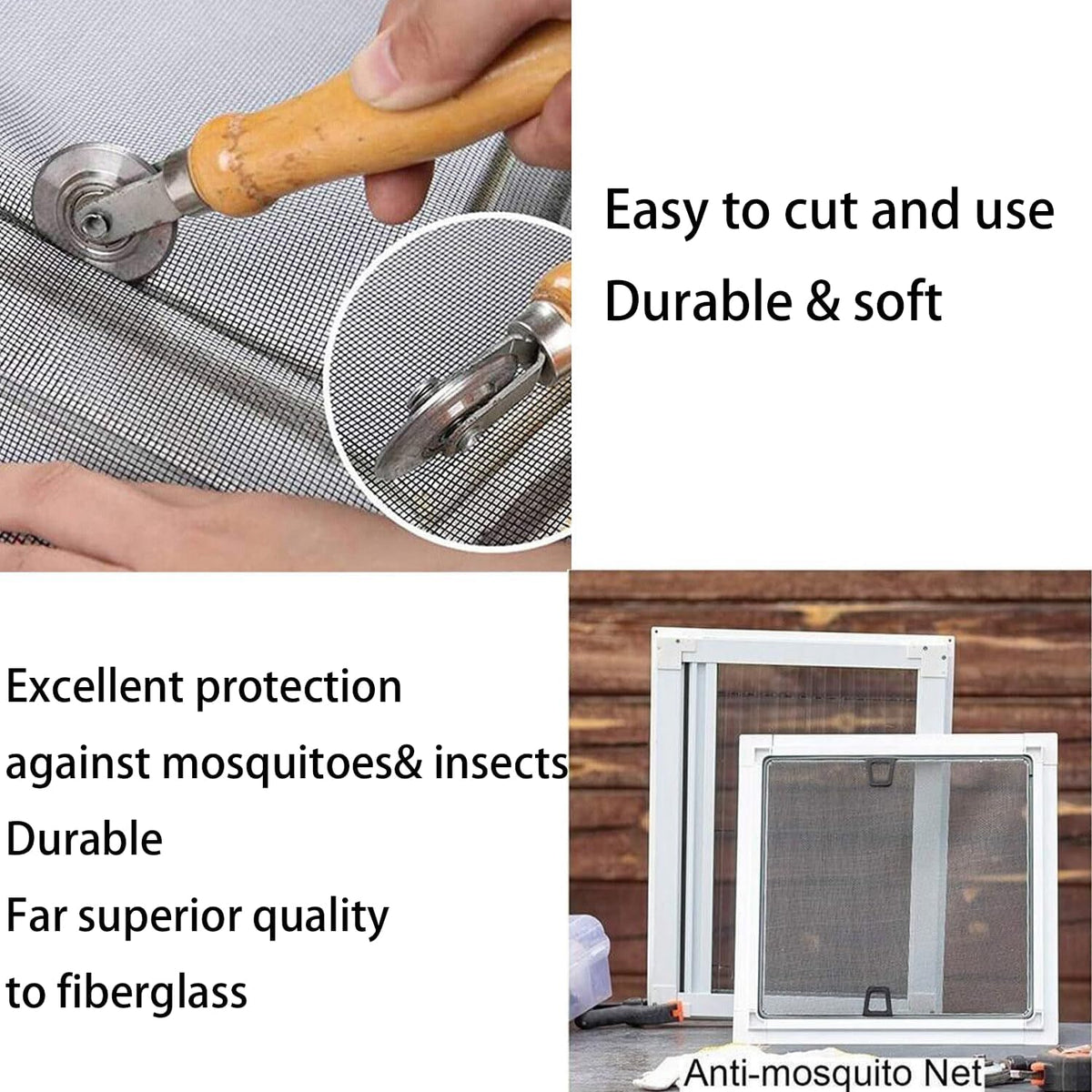 Stainless Steel Wire Mesh Screen 15.7 X 47 in 20 Mesh Z743