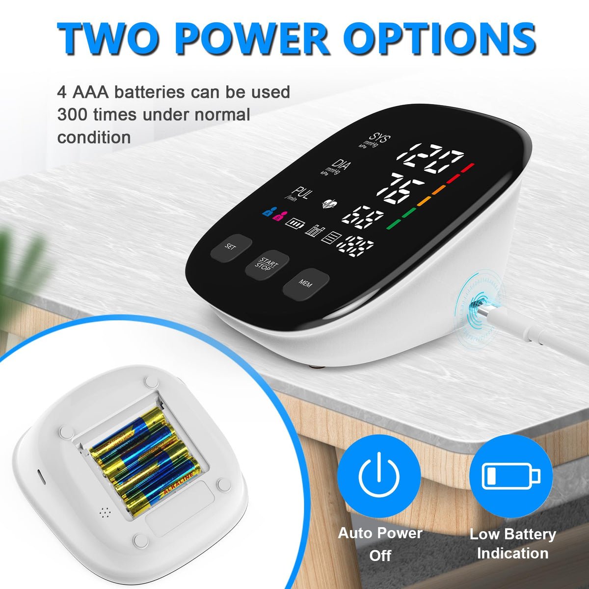 Upper Arm Blood Pressure Monitor V1297