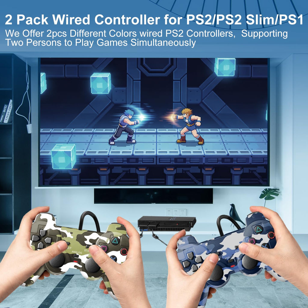 2 Packs Wired Controller W7947
