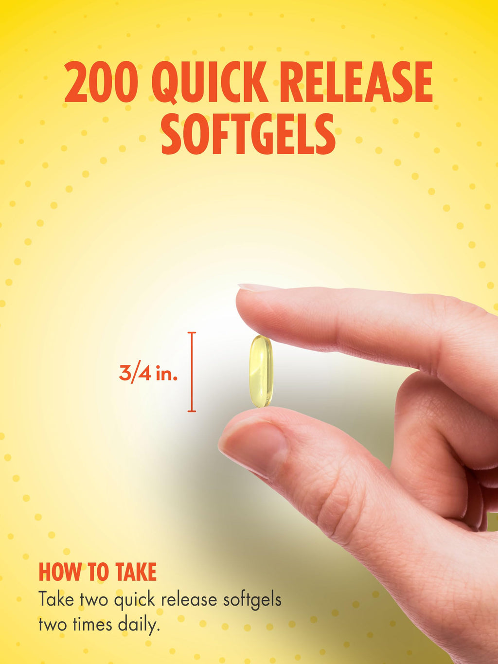Fish Oil Softgels 1000mg Omega-3 200 Softgels V3969