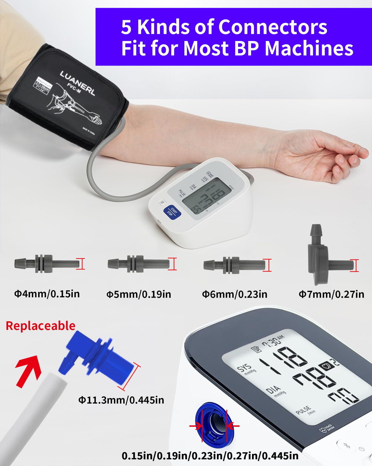 Blood Pressure Replacement Cuff D3958