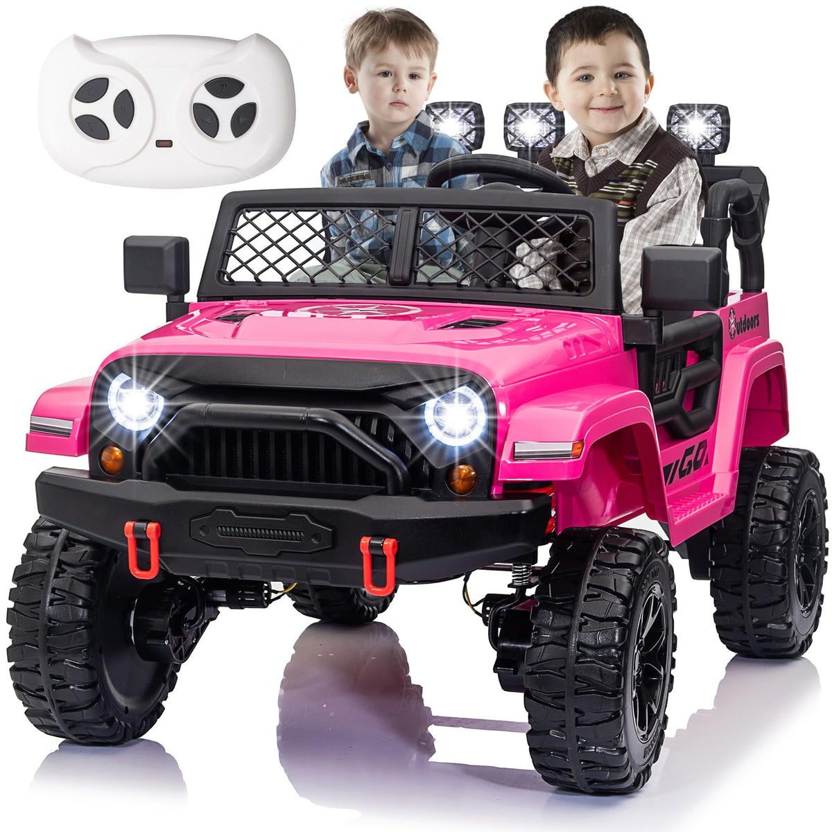 24V 2 Seater Battery Powered Ride On Truck with Remote Control C812