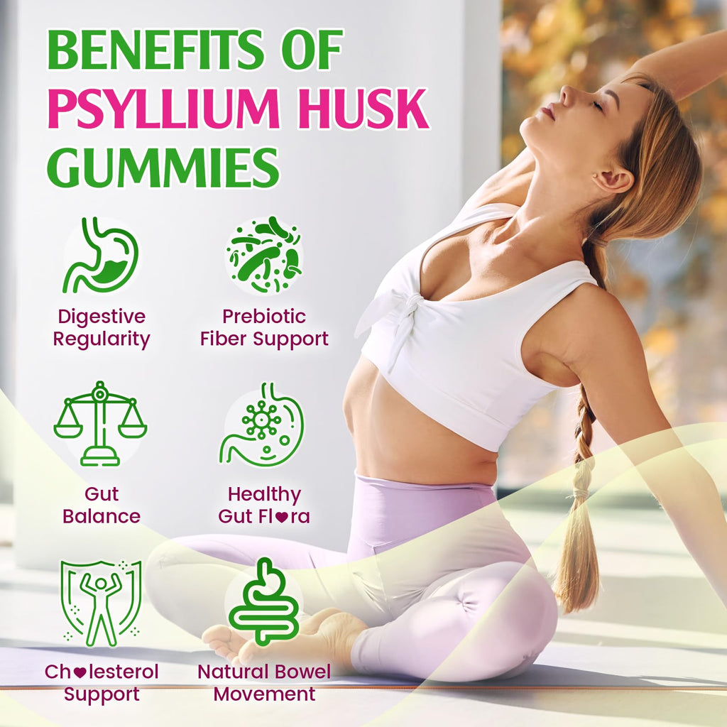 1500mg Psyllium Husk Gummies Z33758