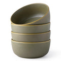 Stoneware Cereal Bowls Set of 4, 26oz Ceramic Bowls I55866