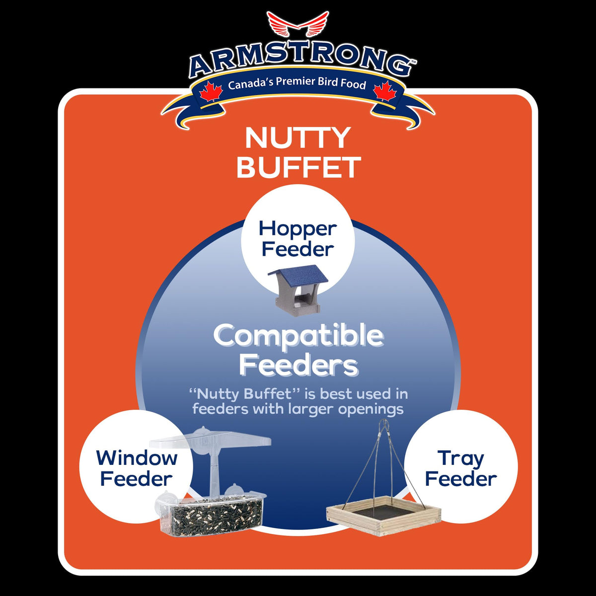 20 Pounds Bird Food with Peanuts Cashews Walnuts Pecans Almonds and Brazil Nuts U8485