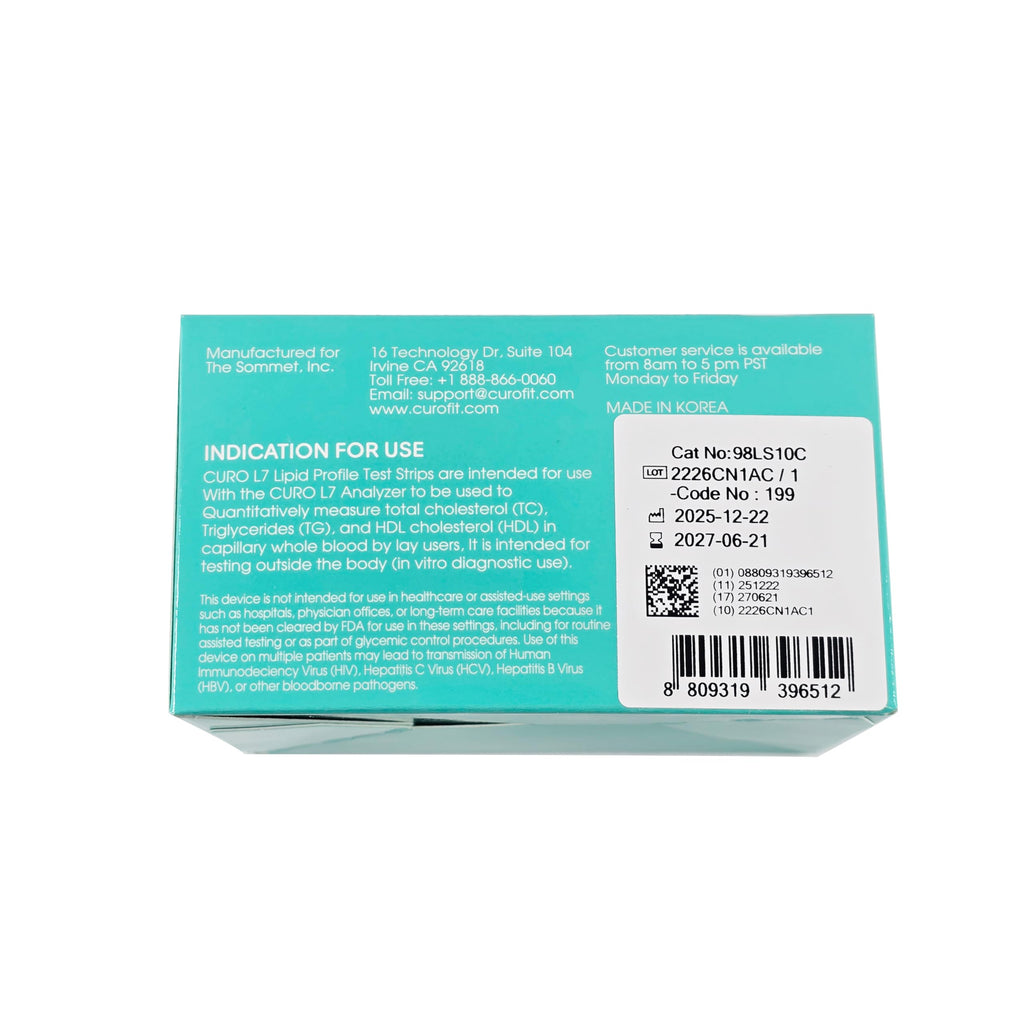 Blood Cholesterol Testing Kit with Test Strips and Lancets Q5921