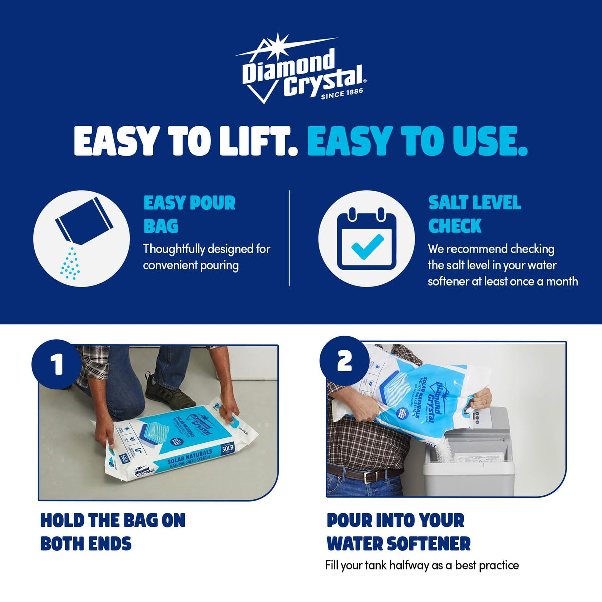 Solar Water Softener Salt 3 Pack 40 lbs H7662