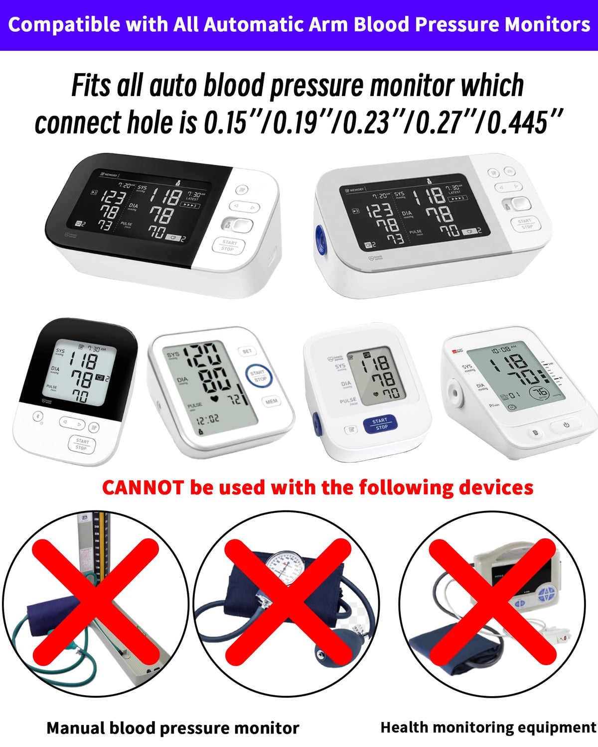Blood Pressure Replacement Cuff D3958