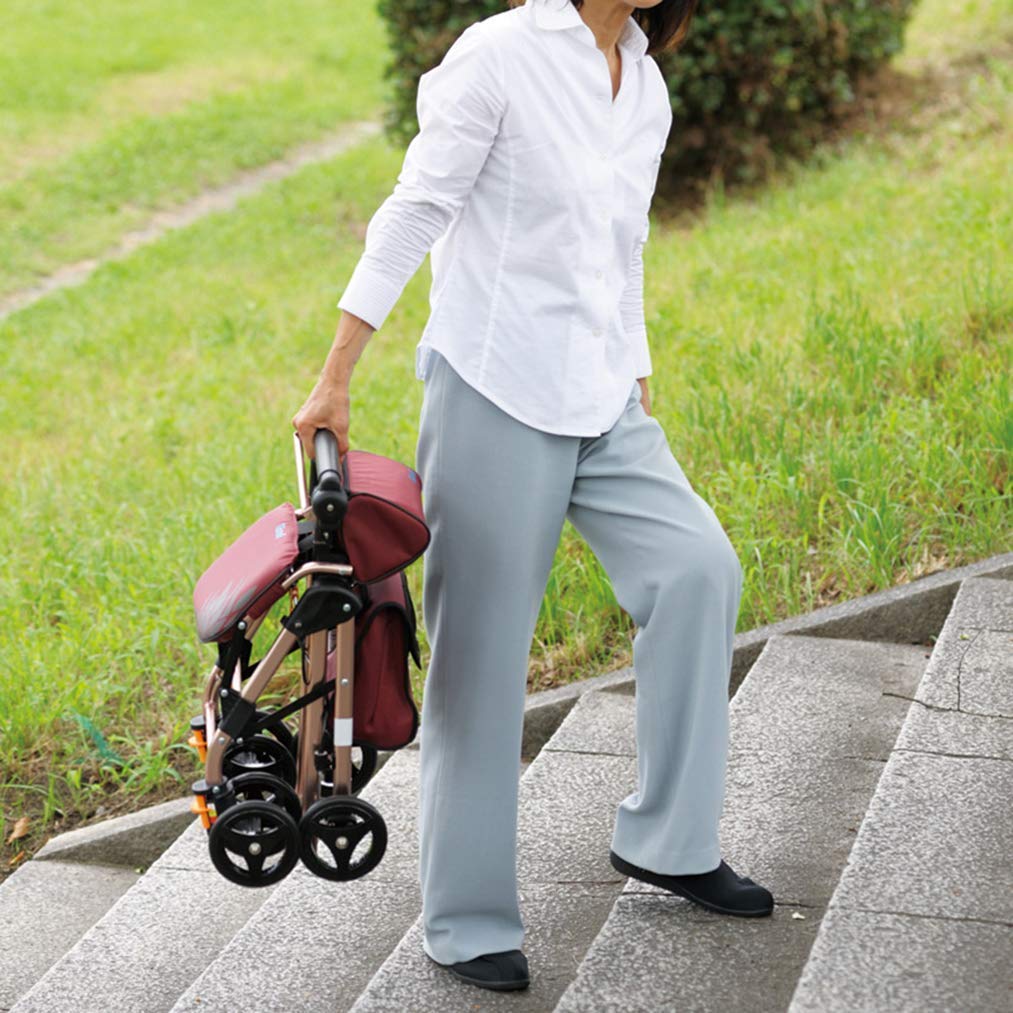 Portable Rollator Walker with Seat H1317
