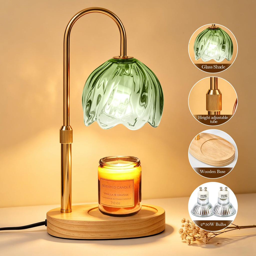 Flower Candle Warmer Lamp with Timer H12720