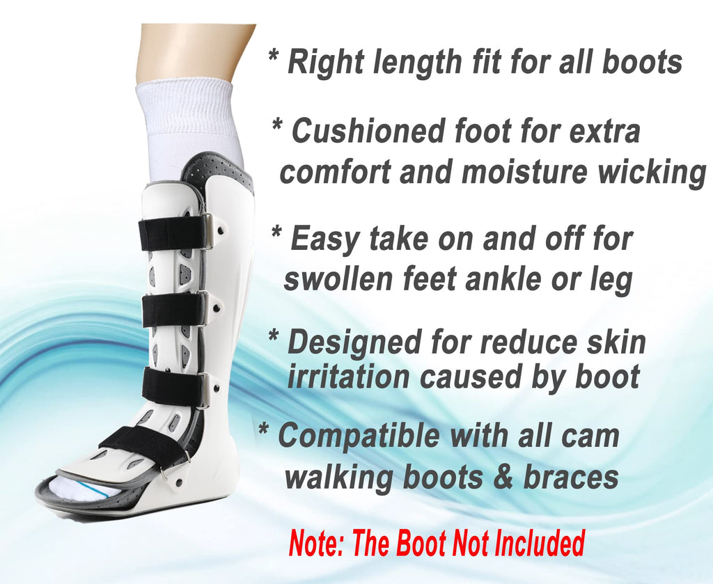 Knee High Sock Liner for Orthopedic Walking Boots H226975