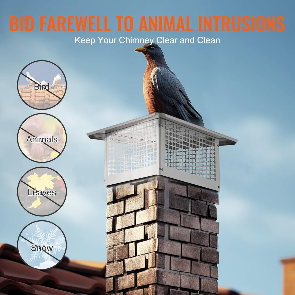 17x17 inch 304 Stainless Steel Chimney Cap S514