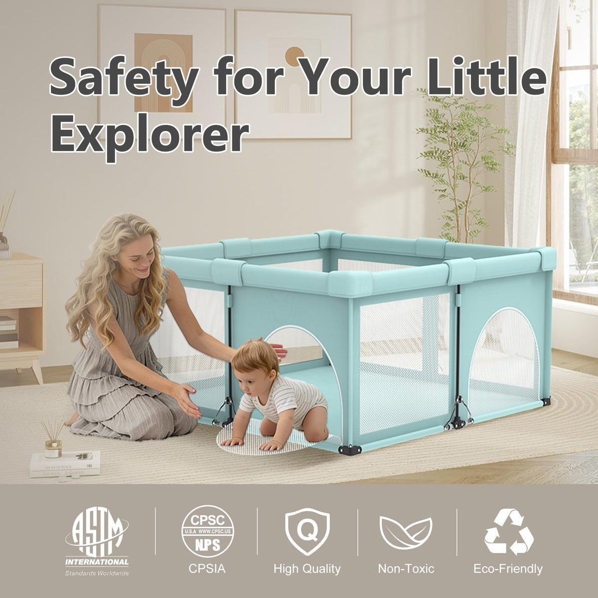 Foldable Baby Playpen M90612