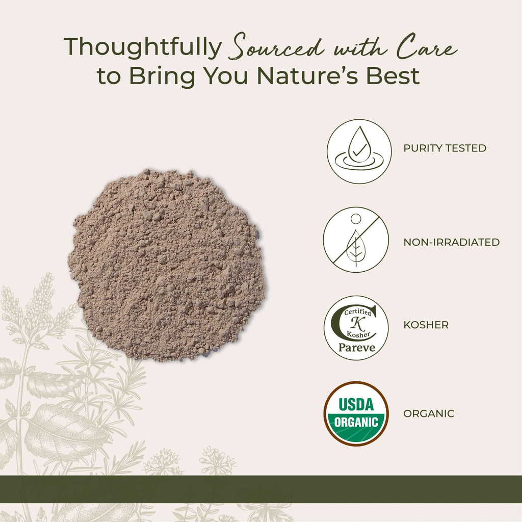 Organic Psyllium Husks Powder 1 lb Bag W138