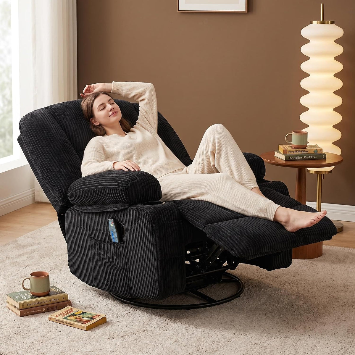Oversized Swivel Rocker Recliner Chair C499