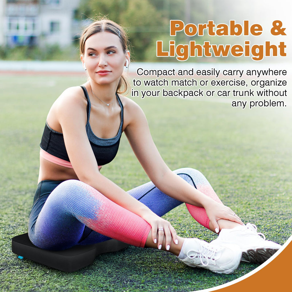 Portable Extra Thick Waterproof Stadium Seat Cushions with Handle, 2PCS K537