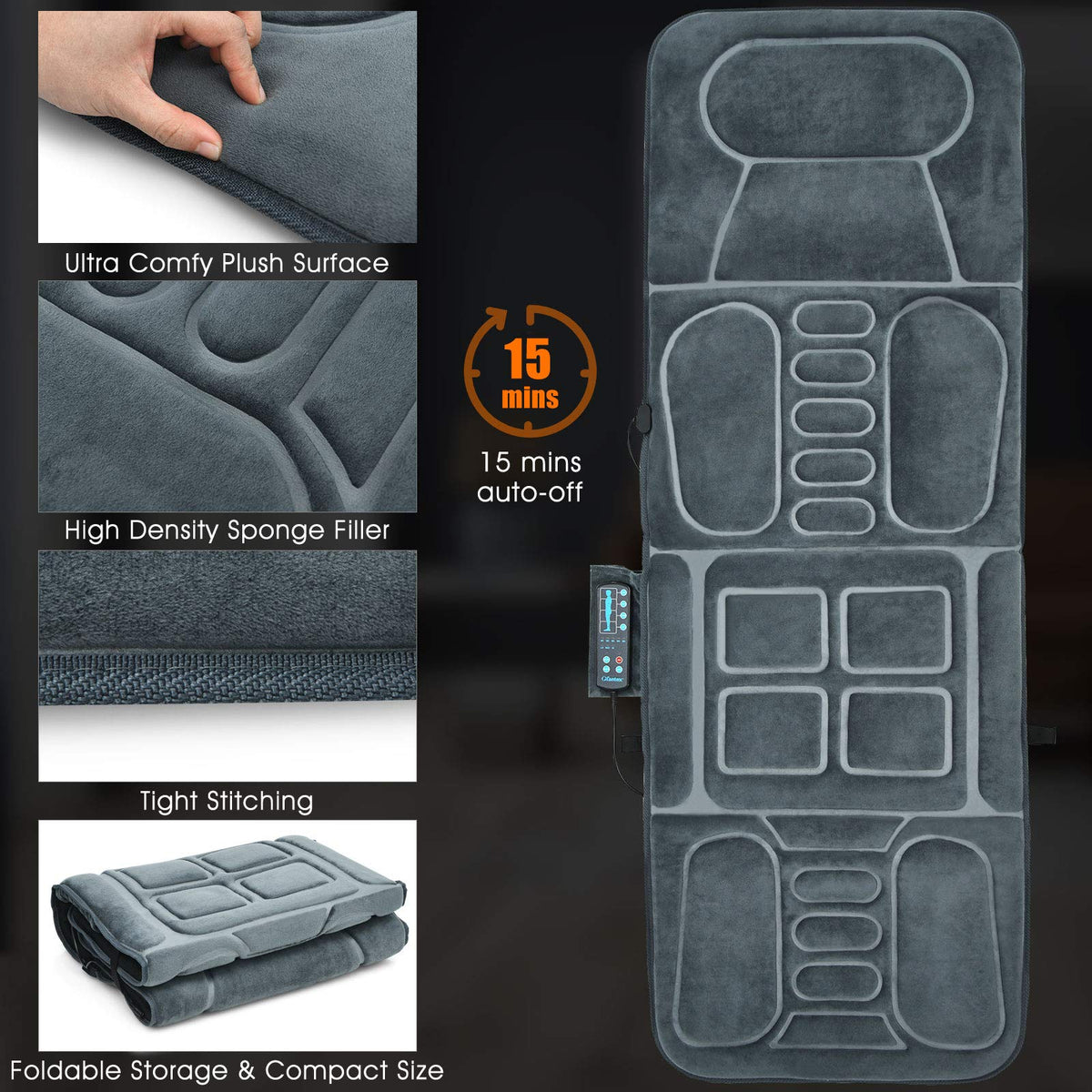 Full Body Massage Mat with Heat B480