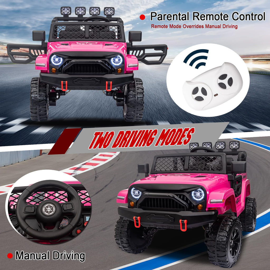 24V 2 Seater Battery Powered Ride On Truck with Remote Control C812