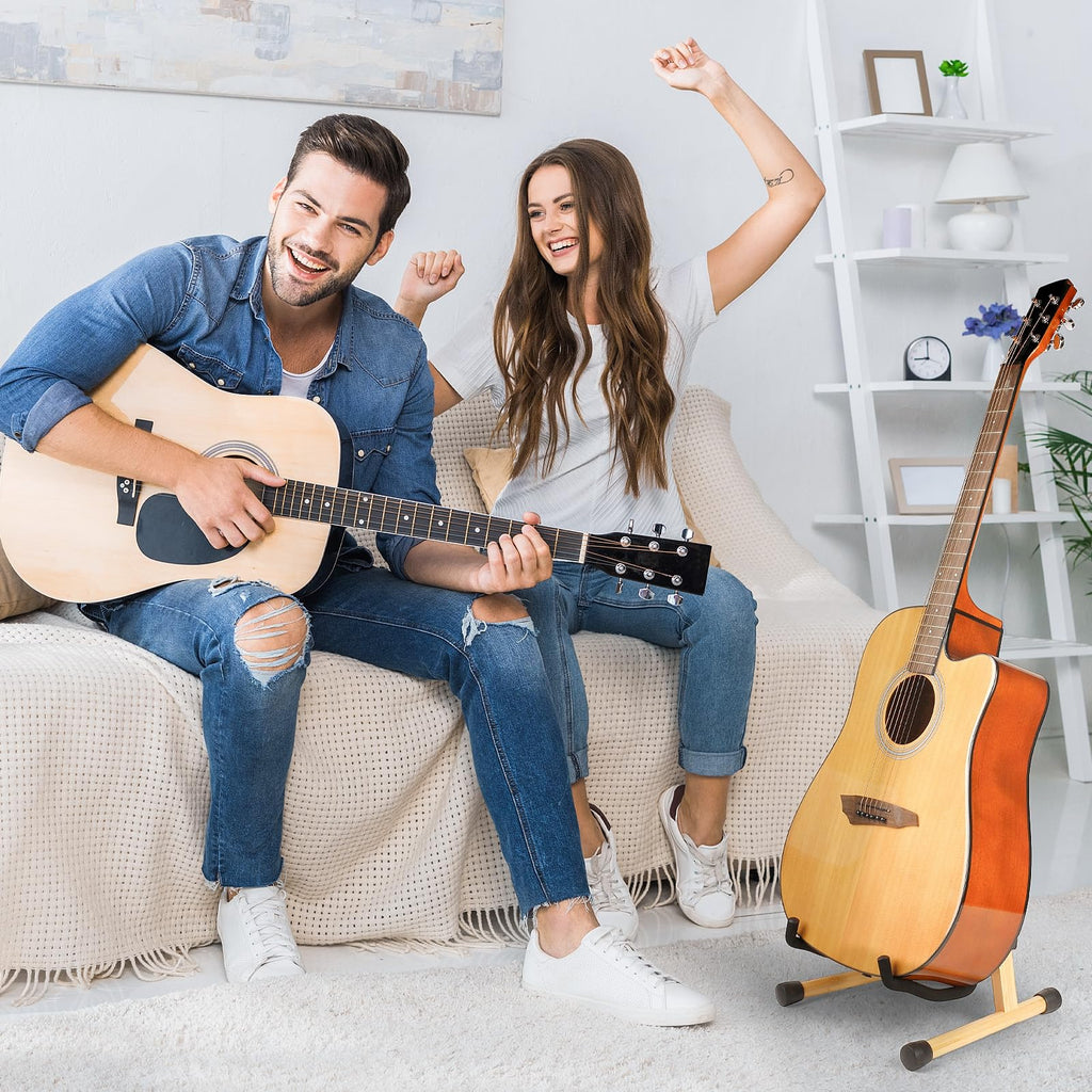 Foldable Wood Guitar Stand T699651