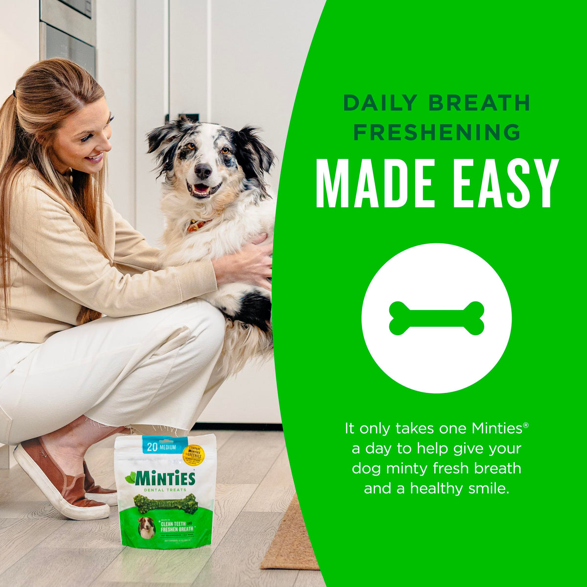 Mint Dental Chews for Dogs 36 Ct C387