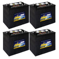 6V 250Ah Flooded Lead Acid Deep Cycle Battery Pack of 4 X814