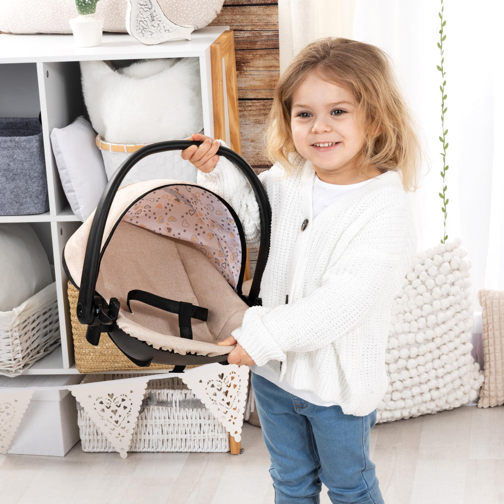 4-in-1 Doll Highchair, Swing, Bed & Car Seat C466