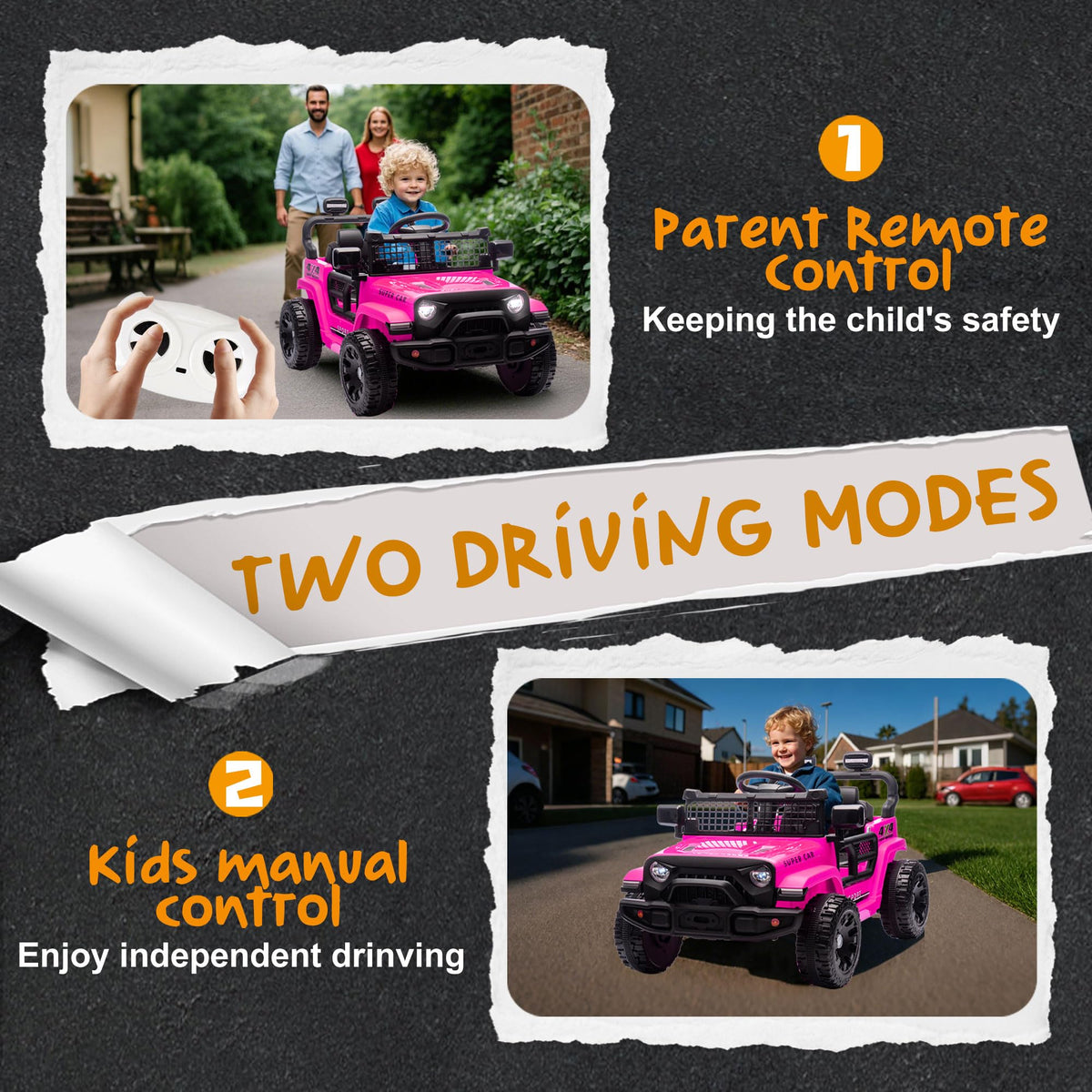 24V One Seat Ride On Toys with Remote Control O59934
