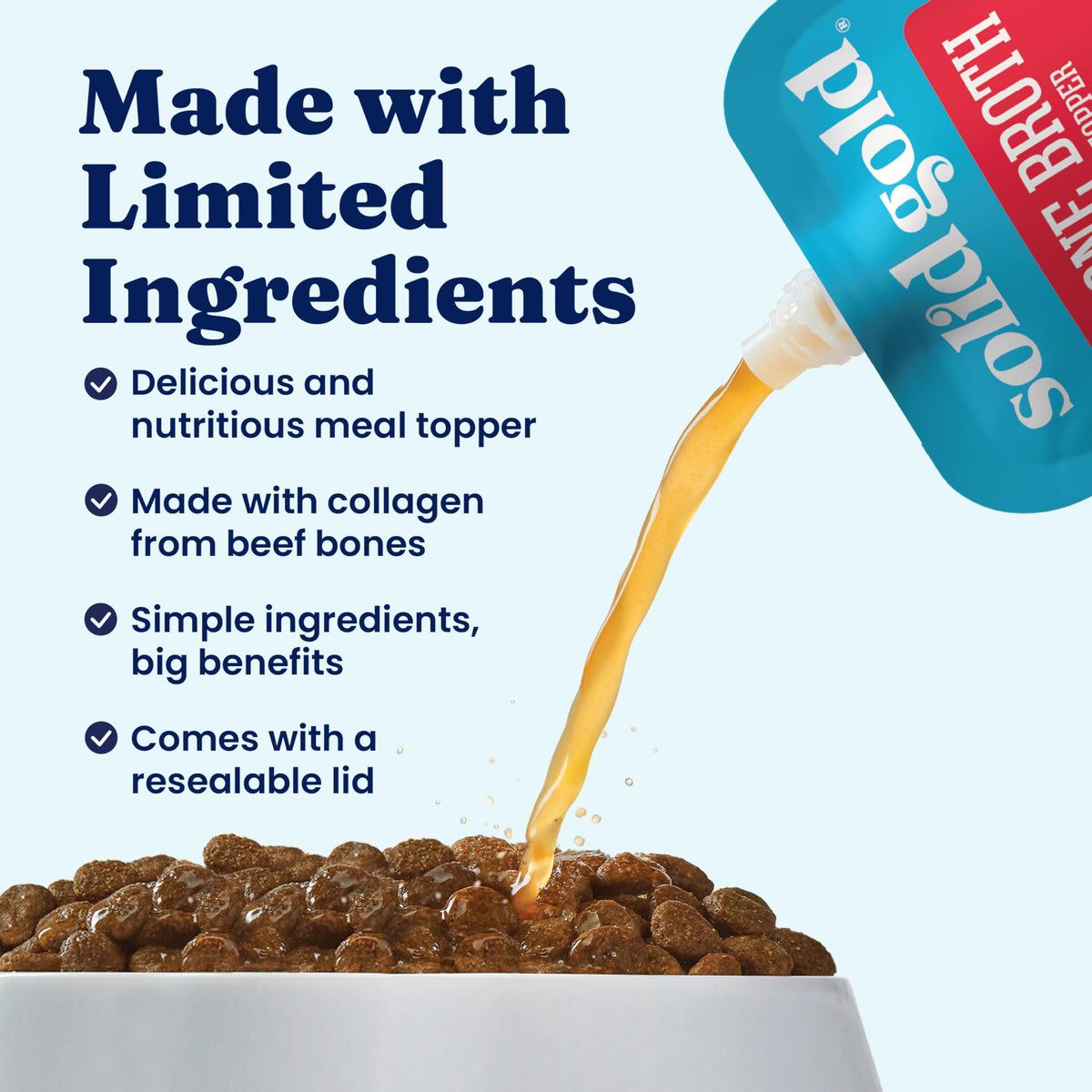 Solid Gold Beef Bone Broth for Dogs F4563