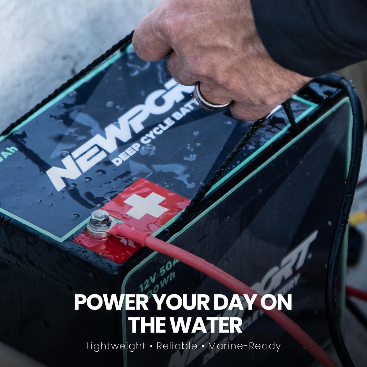 12V50Ah Deep Cycle Sealed AGM Marine Battery D893853