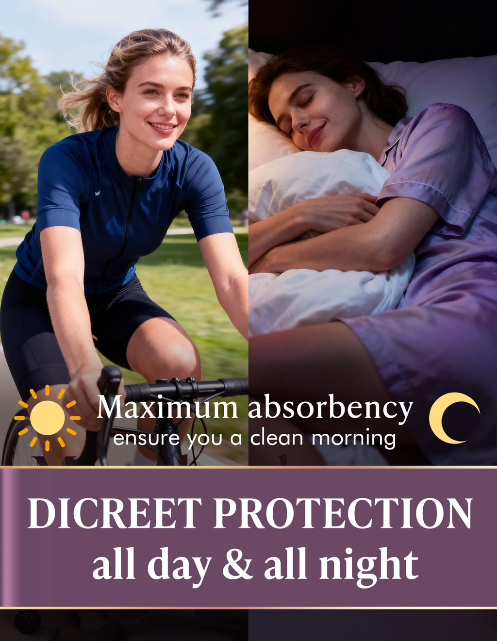Washable Absorbency Urinary Incontinence Underwear for Women High Waist Leak Proof Panties 60ML, 3 Pack Beige White K435