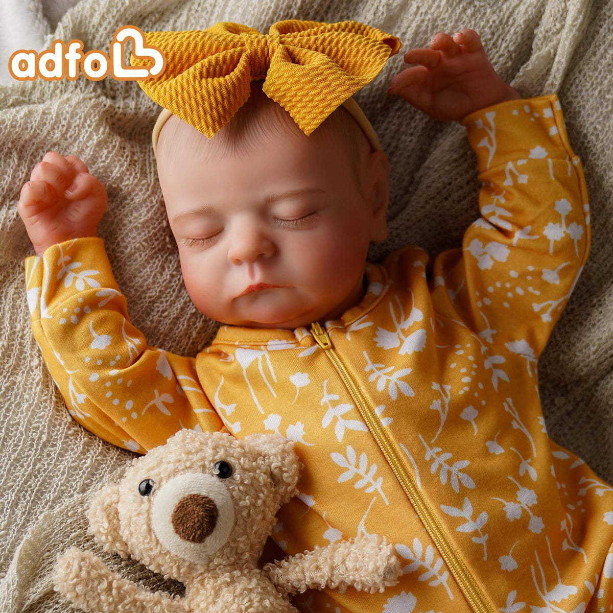 20 Inch Full Vinyl Reborn Baby Dolls Girl F792566