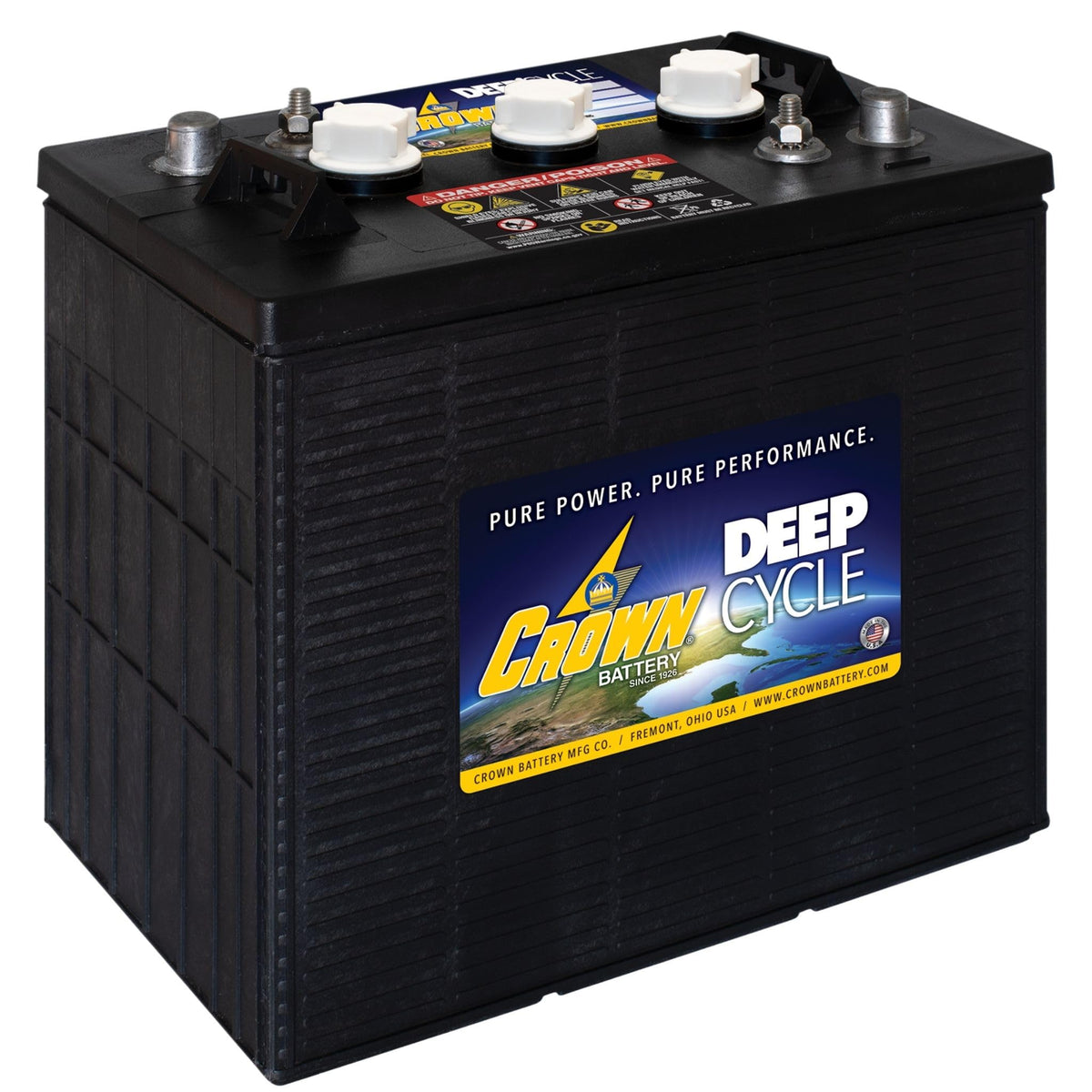 6V 250Ah Flooded Lead Acid Deep Cycle Battery Pack of 4 X814
