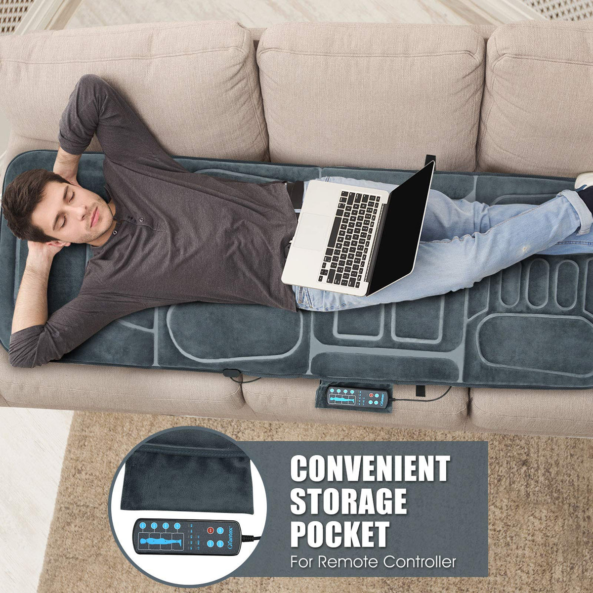 Full Body Massage Mat with Heat B480
