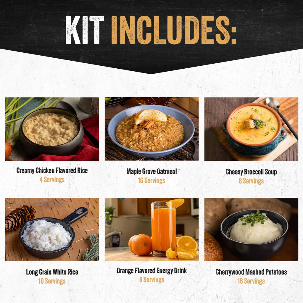 Gluten-Free Freeze-Dried Food Kit 120 Servings U315